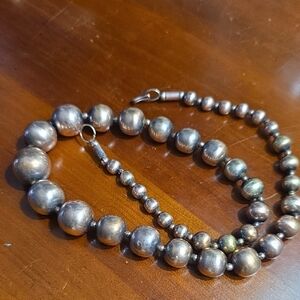 Vintage Copper Beaded Necklace